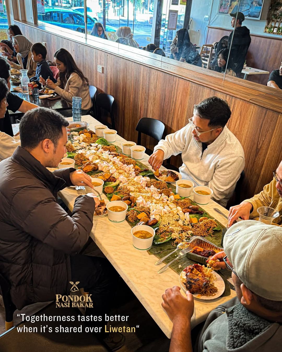 "Book your Liwetan feast with us!" 🌿