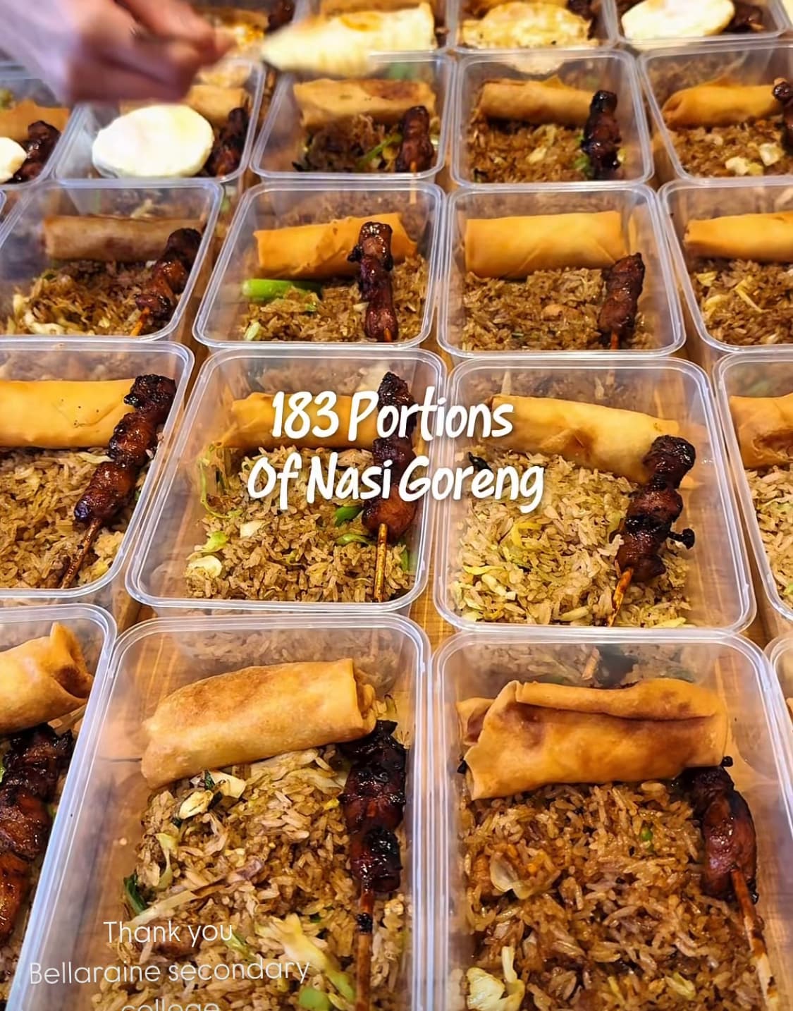 Bellarine Secondary College showcase - Pondok Nasi Bakar catering