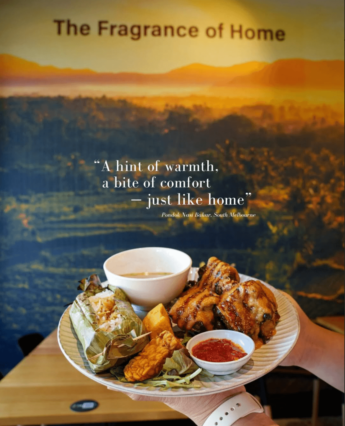 The Fragrance of Home - A hint of warmth, a bite of comfort, just like home at Pondok Nasi Bakar